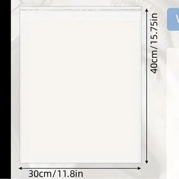 25 Shipping Clear Cellophane Bags - Picture 2 of 10